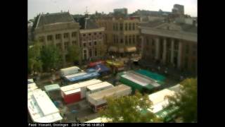 Live webcam Vismarkt Groningen the Netherlands [upl. by Iveel398]