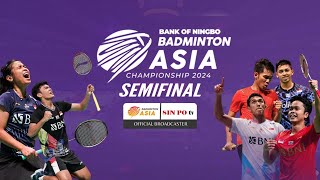 Badminton Asia Championship 2024  DAY 5  SEMIFINAL  JONATAN CHRISTIE VS SHI YU QI [upl. by Odnuges]