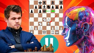 Magnus Carlsen vs Stockfish chess game 168 [upl. by Torosian]