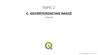 2C GEOREFERENCE IMAGE USING QGIS [upl. by Itsur]