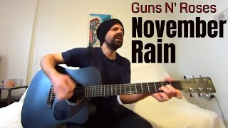 November Rain  Guns N Roses Acoustic Cover by Joel Goguen [upl. by Nirhtak]