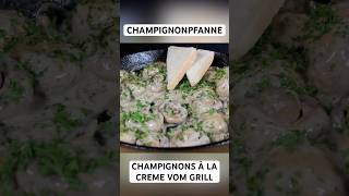 Champignons à la Creme vom Grill champignons weihnachtsmarkt shorts [upl. by Assirual]