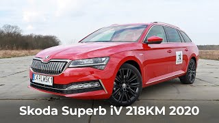 Skoda Superb iV 14 TSI PHEV Plugin Hybrid 2020 PL TEST Carolewski [upl. by Dorri960]