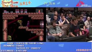 Super Metroid Low Ice by zoast in 5643  SGDQ2014  Part 165 [upl. by Selina]