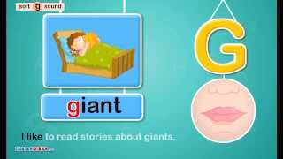 Learn to Read  Consonant Letter Sound Soft g  Phonics for Kids  Science of Reading [upl. by El]