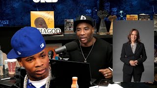 Charlamagne CHECKS Plies over Kamala Harris Comments quotWe Can Ask Her Questionsquot [upl. by Trilley701]