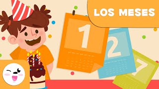 Los meses del año  Vocabulario para niños [upl. by Aicilegna]