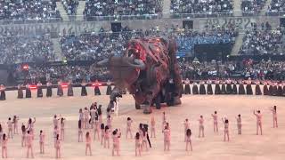 2022 Commonwealth Games Opening Ceremony  Raging Bull Ozzy Entering Arena [upl. by Htevi580]