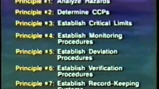 HACCP The Hazard Analysis and Critical Control Point System [upl. by Enaed]