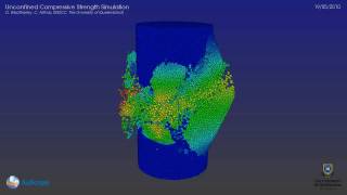 Uniaxial Compression Test Simulation [upl. by Anilos]