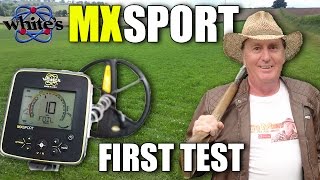 First dig test with the MX Sport Metal Detector [upl. by Zacharias]