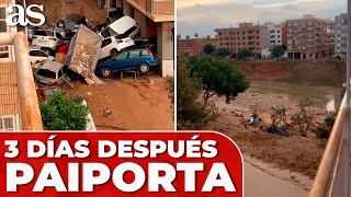 ASÍ ESTÁ el EPICENTRO de las INUNDACIONES en VALENCIA 3 DÍAS DESPUÉS [upl. by Adnauqaj]