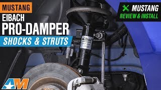 20112014 Mustang GT amp V6 Eibach ProDamper Shocks amp Struts Review amp Install [upl. by Refitsirhc]