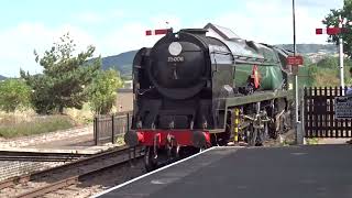 SR Merchant Navy 35006 Locomotive  Gloucester Warwickshire Railway 31st August 2022 [upl. by Nitsew]