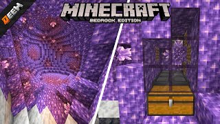 Como Fazer Farm Automática de Ametista no Minecraft BedrockPE 117 [upl. by Uol]