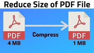 How to Compress PDF File Size  Reduce Size of PDF File [upl. by Toinette]