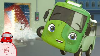 Zombie Buster At The Carwash  Red Buster Car Anime  Fun Cartoon Video for Kids [upl. by Oisor]