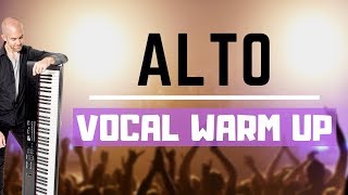 ALTO Vocal Warm Up  Low Female Vocal Range [upl. by Dion]