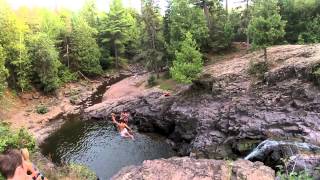 Cliff Jumping The Deeps Duluth MN [upl. by Alitha308]