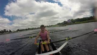 National School Regatta 2017 J15 Eights SemiFinal GoPro View [upl. by Letsyrc67]