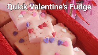 Quick Valentines Fudge [upl. by Arliene]