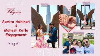 Asmita Adhikari and Mahesh Kafle engagement  Vlog 1 [upl. by Torbart]