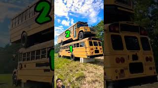 automobile schoolbus yellowschoolbus challenge prank mrbeast ytshorts experiment [upl. by Hart]