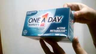 Myotcstorecom Review on OneADay Womens Active Metabolism Multivitamin Supplement  100 Ea [upl. by Rosco]