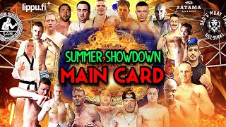 LEVELI FIGHT NIGHT V  MAIN CARD  PÄÄOTTELU  SUMMER SHOWDOWN [upl. by Sulienroc]