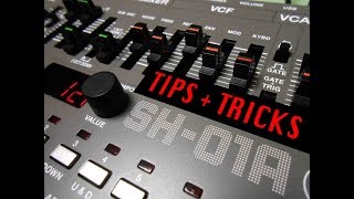 Roland SH01A Synthesizer EASY Tips  Tricks [upl. by Llydnek44]