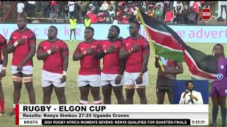 Elgon Cup I Kenya Simba’s snatches a hard fought 2725 victory over the Uganda Cranes [upl. by Eneleuqcaj]