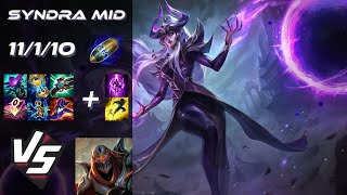 MID Syndra vs Zed  NA Grandmaster Patch 1410 [upl. by Elia]