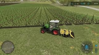 Farming Simulator 22 Без комментариев Обработка виноградного поля чизелькультиватором [upl. by Ridinger402]