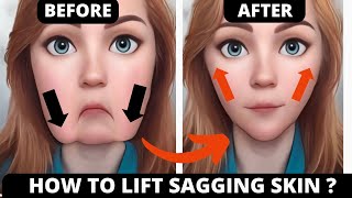 HOW TO LIFT YOUR CHEEKBONES  CHEEK LIFT  HOW TO LIFT SAGGING SKIN [upl. by Polard]