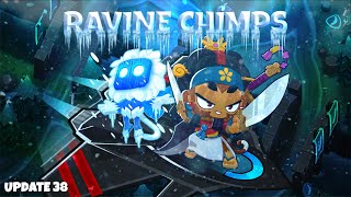 Ravine CHIMPS Black Border Guide Sauda and the Frozen Sky BTD6 [upl. by Odetta]