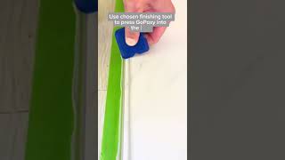 Should you tape tile trim when using Gopoxy Yes we recommend taping up any tile trim when using [upl. by Mareah]