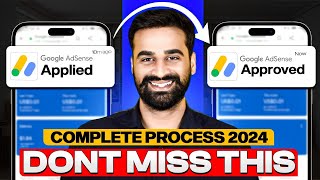 Google AdSense Account Full Setup Tutorial  Hindi 2024 [upl. by Akerboom]