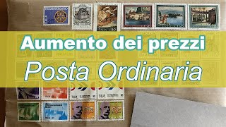 Aumento dei prezzi per la posta ordinaria  Cosa cambia Posta1 Posta4 e Pieghi di libri [upl. by Aerdnaid]