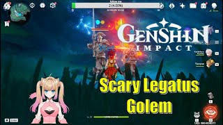 Scary Legatus Golem Milameowz  Genshin Impact [upl. by Anilrats114]