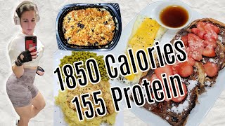 What I Eat In A Day  1850 Calories  Anabolic French ToastNicole Burgess [upl. by Alwin]