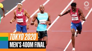 Mens 400m final 🏃‍♂️  Tokyo Replays [upl. by Voltz655]