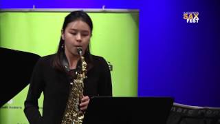 SORA BOUTRY  2nd ROUND  III ANDORRA INTERNATIONAL SAXOPHONE COMPETITION 2016 [upl. by Luise]