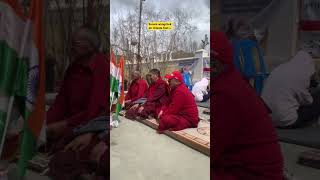 Sonam wangchuk and Tsering lakruk apex leader on hunger strike ladakhisong climatefast ladakh [upl. by Savil556]