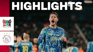 Weghorst at the double ❌❌❌  Highlights NEC  Ajax  Eredivisie [upl. by Khudari]