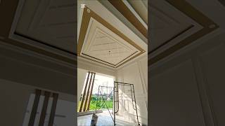 Hall room false selling paint 🔥👍 hallroom hallroompaint wallpainting falseceiling shorts [upl. by Gonta]