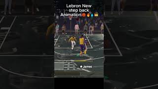 LeBron James NEW Step Back Animation in NBA 2K25 🔥 MustSee Move [upl. by Assille]