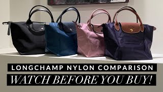 Longchamp Nylon Range Comparison  NeoGreenClubOriginal [upl. by Meng]