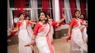 Holud Dance Performance😍 JhumkaNoya Daman dance wedding weddingdance AuthenticPhotographybd [upl. by Coonan]