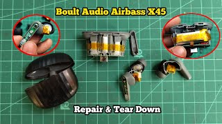 Boult Audio Airbass x45 Repair How to Fix One Side Not Working In Hindi [upl. by Donelu]