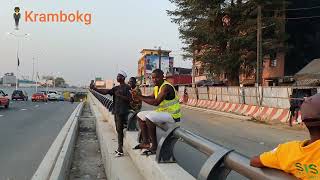 ABOBO  échangeur  tunnel de la mairie Premier jour  ABIDJAN  COTE DIVOIRE [upl. by Frost]